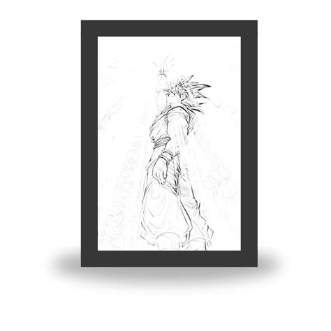 Goku 2 - Light Painting Bingkai Glow – Nuvue Store