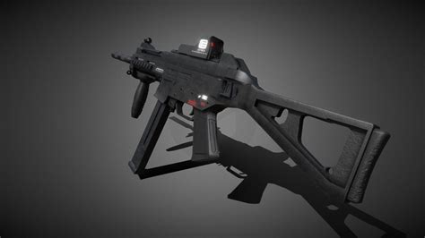 Heckler & Koch UMP 45 - 3D model by Tomas Peralta (@TomasPeralta ...