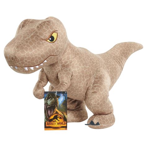Jurassic World 12-inch Soft Tyrannosaurus Rex Dinosaur Plushy, Kids Toy ...