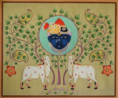 Pichwai Painting Shreenathji Darshan Indian Art Hand Painted - Etsy India
