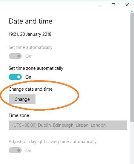Adjust Date and Time 的图像结果