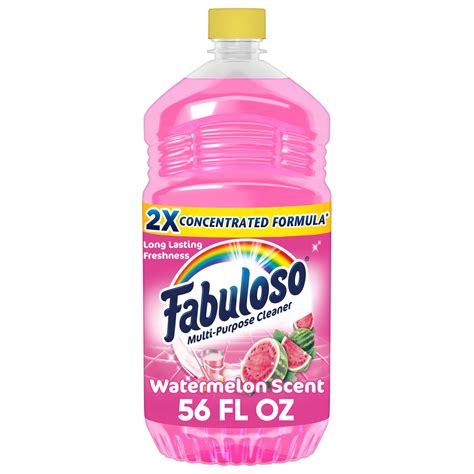 Fabuloso Watermelon Multi Surface Cleaner 56 fl oz, 2X Concentrated ...