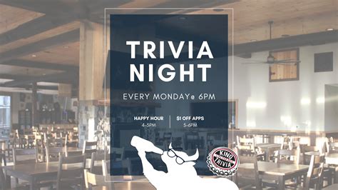 Trivia Night at Chilly Hollow Brewing Company - Northern Shenandoah Valley