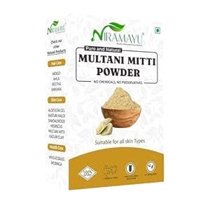 Niramayu Multani Mitti for face pack| 100% Natural Clay | Paraben-Free ...