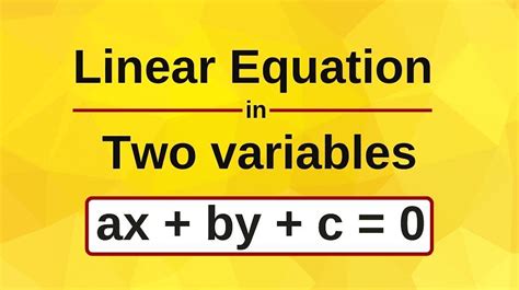 Linear Equations in Two Variables Class 9 Notes Maths Chapter 4 Free PDF