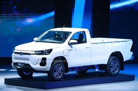 Hilux BEV, IMV0 concepts unveled by Akio Toyoda in Bangkok | Autocar ...