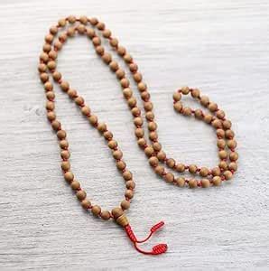 CruzStone Chandan Mala Original Certified Yellow Sandalwood Japa Mala ...