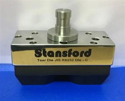 Dumbbell & Tear Dies - TROUSER TEAR DIE ASTM D624 STANSFORD ...