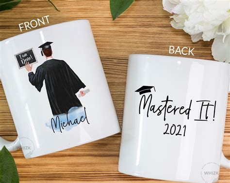 Masters Degree Graduation Gift For Him Master's Degree | Etsy