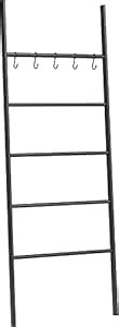 INDIAN DECOR 41405 Blanket Ladder, 5-Tier Leaning Ladder Towel Rack ...