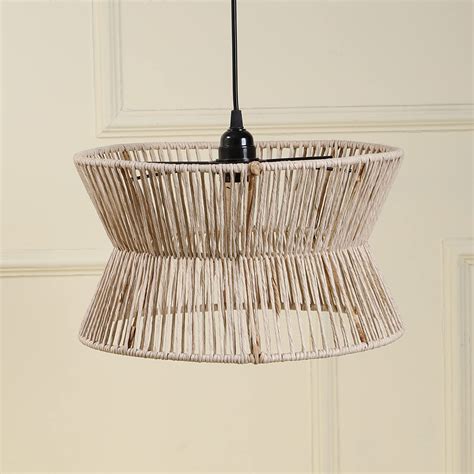 Rattan Seagrass Paper Raffia Kauna Grass Wicker Lamp -Amani – Akway