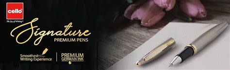 Cello Signature Carbon Ball Pen | Blue Ball Pen | Pack of 1 | Premium ...