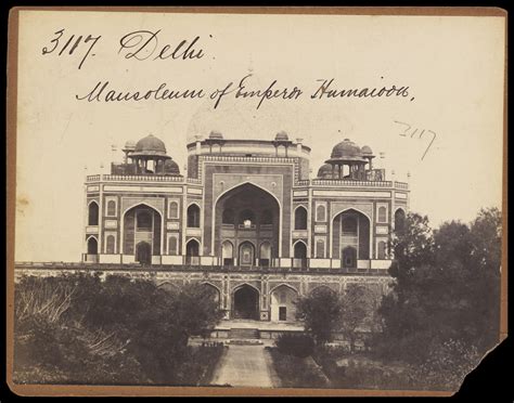 Mughal Emperor Humayun's Tomb - Delhi, Mid 19th Century - Old Indian Photos