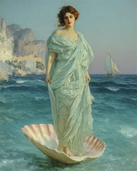 Aphrodite, Goddess of Love in 2025 | Aphrodite painting, Mythology art ...