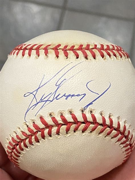 Upper Deck Ken Griffey Jr Autographed Baseball HOLO COA AUTHENTICATED ...