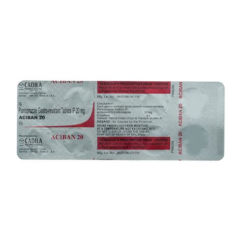 Aciban 20mg Tablet | Uses, Side Effects, Price | Apollo Pharmacy
