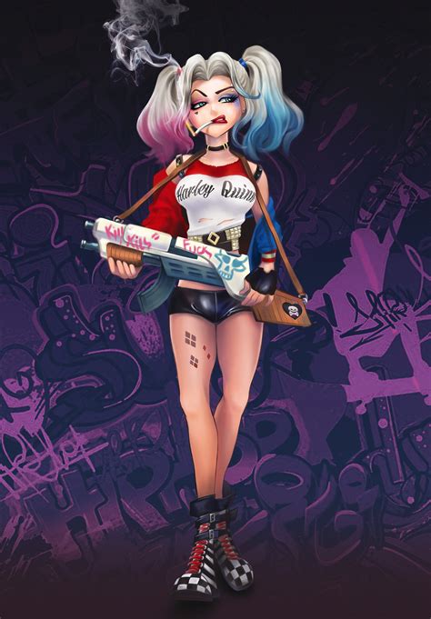 ArtStation - Harley Quinn Fan Art_Character Design