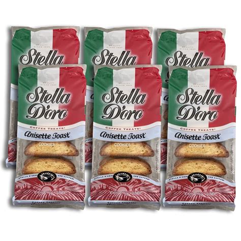 Stella D'oro Anisette Toast Cookie Value Pack | 5.7 Ounce | Pack of 6 ...