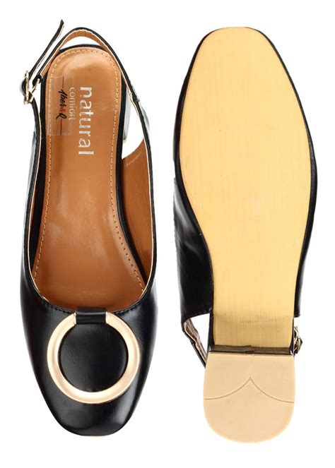 Get Metal Ring Embellished Block Heels at ₹ 699 | LBB Shop