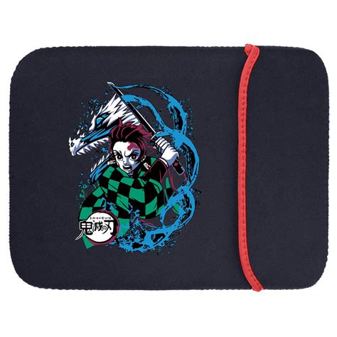 Printed Neoprene Reversible Laptop & Tablet Sleeve - Anime Demon Slayer ...