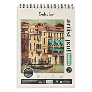 Scholar Artist Pad - Advanced (A4) (170 GSM, Natural Shade Cartridge ...