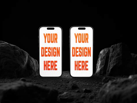 ArtStation - Wide-Angle iPhone 16 Pro Mockup PSD Template, Rocky ...