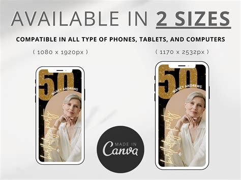 Look Whos 50 Invitation, Animated Gold & Black 50th Birthday Video ...