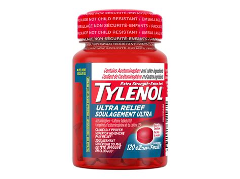 TYLENOL ULTRA RELIEF EX-STR. 120'S