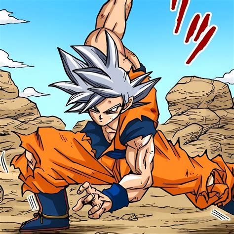 Goku Manga Panels Colored