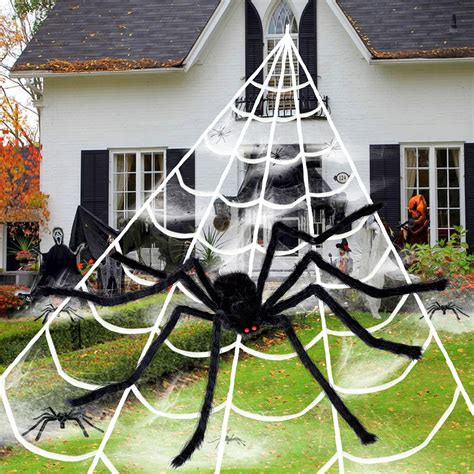 Creepy giant spider halloween decoration ideas for your home