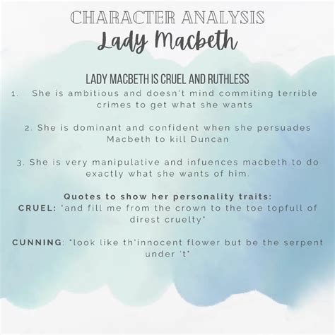 Simply explained: Lady Macbeth Character Analysis - Ambition, Guilt ...