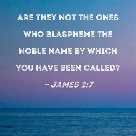 Aren’t they the ones who slander Jesus Christ, whose noble name you bear? : r/originalones
