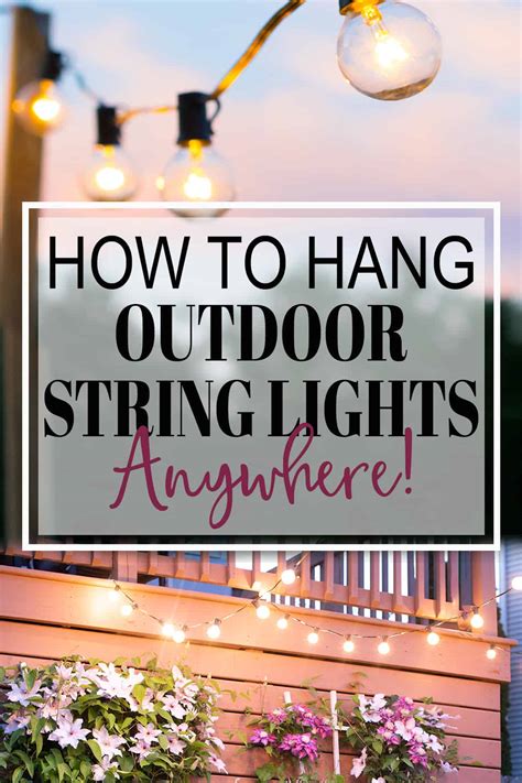 Best Way To Hang Outdoor String Lights On A Deck Railing | Homeminimalisite.com