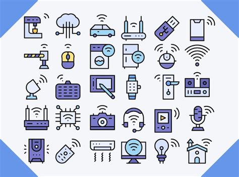 Design de ícone de linha de raciocínio de cor da internet | Vetor Premium