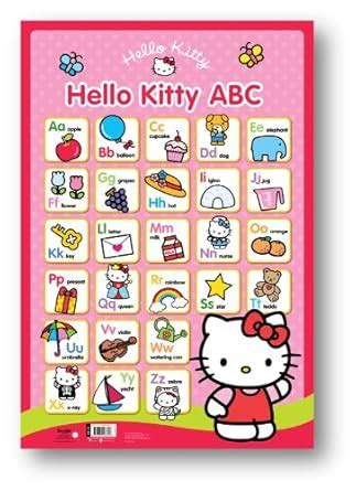 Hello Kitty Wall Chart: ABC : Sanrio, Bostock, Daisy, Style Guide ...