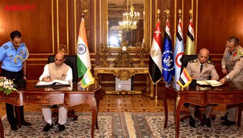 India, Egypt sign MoU to bolster defence cooperation in mutual interest ...