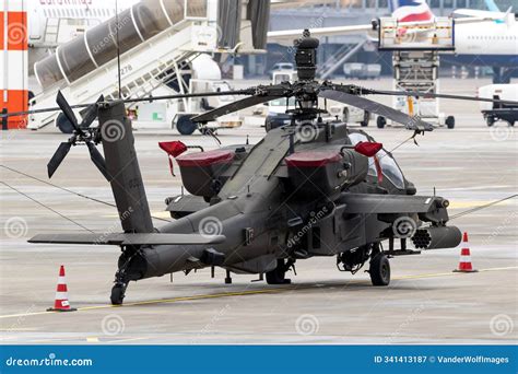 US Army Boeing AH-64E Apache Guardian Attack Helicopter Editorial ...