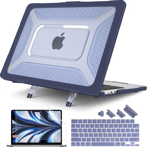 Amazon.com: MEEgoodo Case for MacBook Air 13 inch 2021 2020 2019 2018 ...