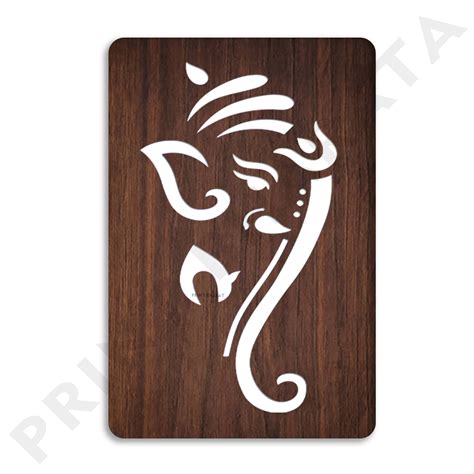 MDf Neon Ganesh Ji Frame – Print Bharat