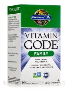 Vitamin Code® - Family Whole Food Multivitamin - 120 Vegetarian ...