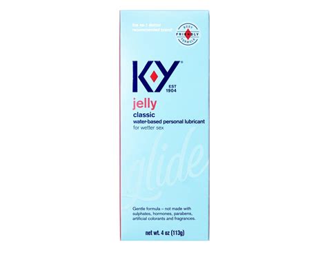 K-Y Jelly Glide Sex Lube, Water-Based Personal Lubricant for Men, Women ...