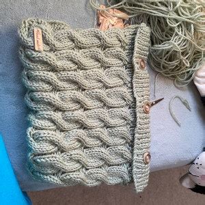 Buy PDF KNITTING PATTERN, Knit Pattern Pdf, Knit Pillow Cover Pattern ...
