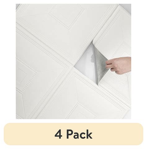 (4 pack) Abyssaly Peel and Stick Ceiling Tile 13.7" x 13.7" 16 Pcs ...