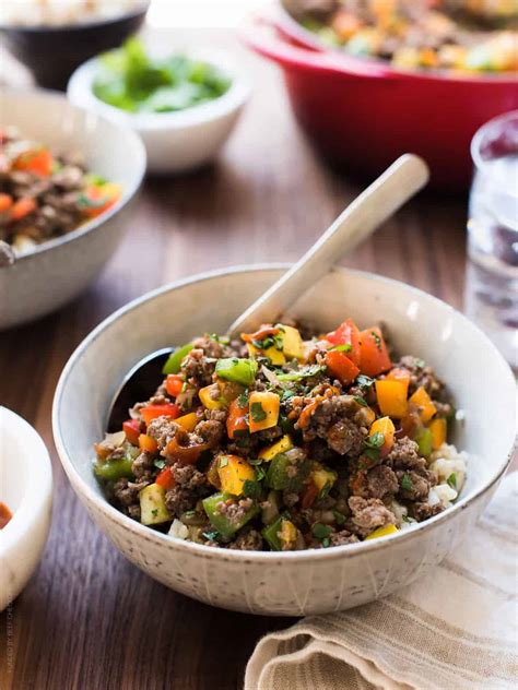 Filipino-style Picadillo Bowls (Giniling) - Kitchen Confidante®