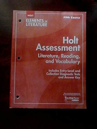 Buy Elements of Literature: Assessment Fifth Course Book Online at Low ...