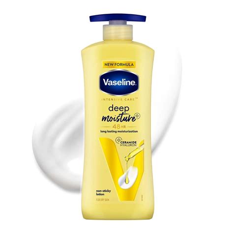 Vaseline Deep Moisture Body Lotion 600ml for Dry Skin With Ceramides