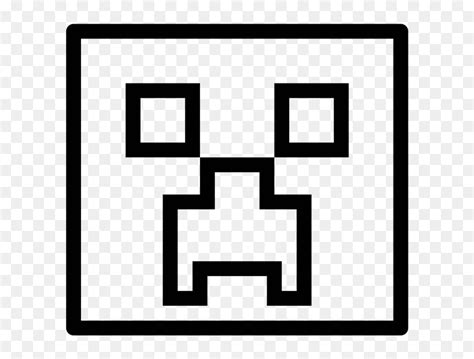 Transparent Minecraft Creeper Png - Minecraft Creeper Clipart Black And ...