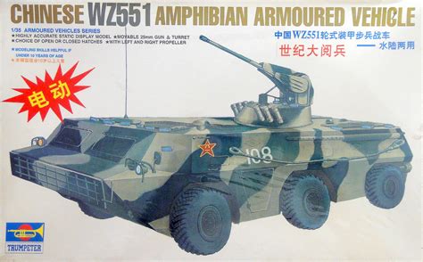 Buy Trumpeter Model kit 1/35 Chinese WZ551 Wheel Amphibian Armoured ...