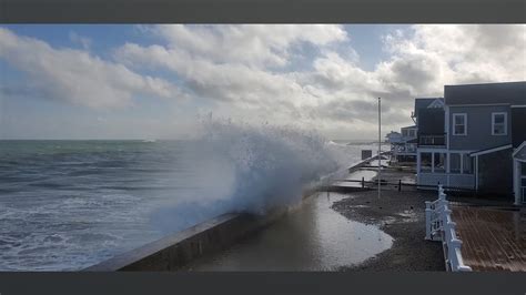 Brant Rock in Marshfield deals with heavy flooding
