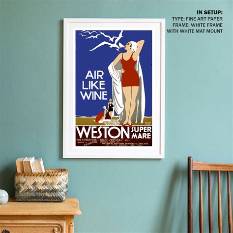 Buy Air Like Wine Weston Travel Poster Art & Prints Online India at ...